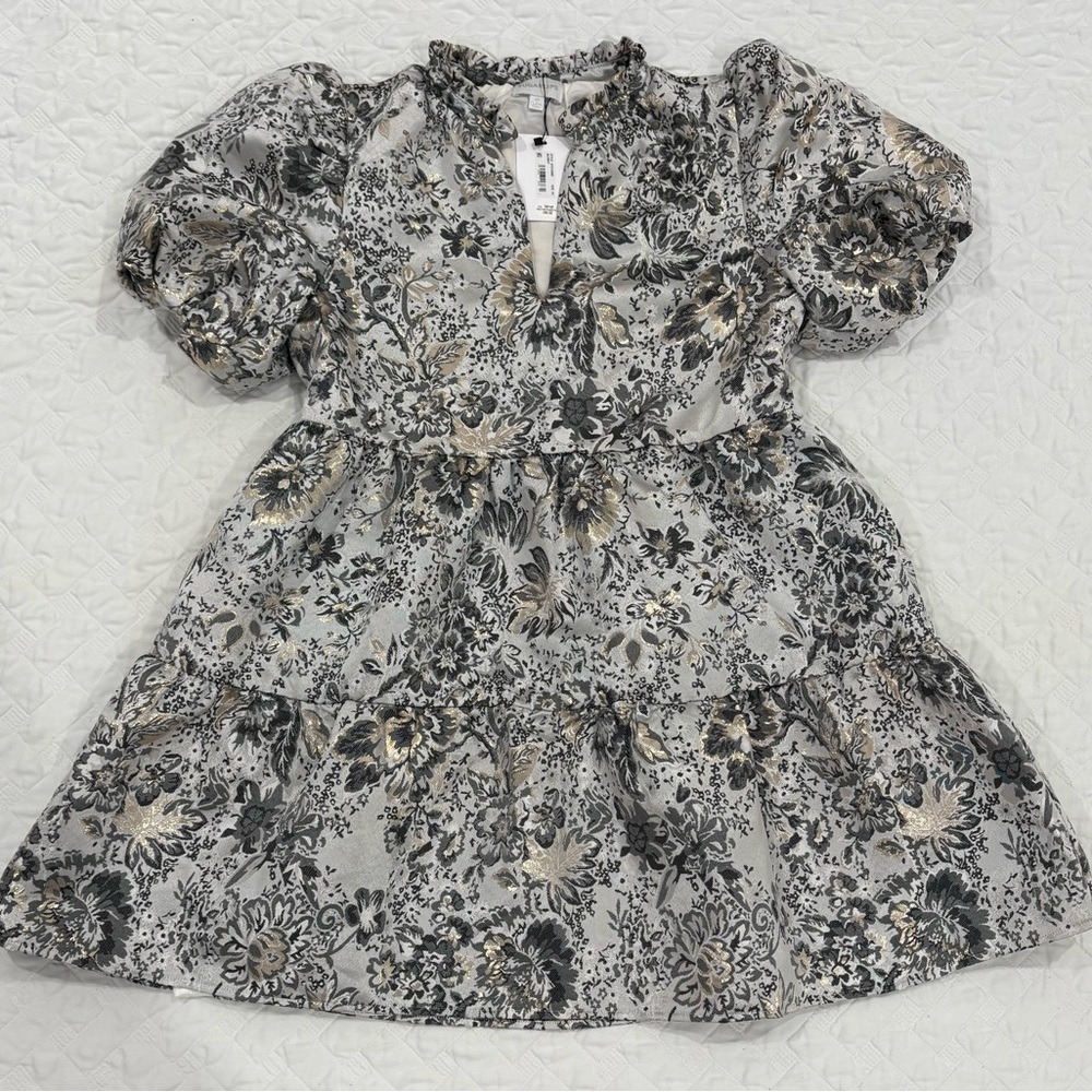 SugarLips Floral Puff Sleeve Dress